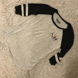 Stranger Things Raglan- Sleeve Tee